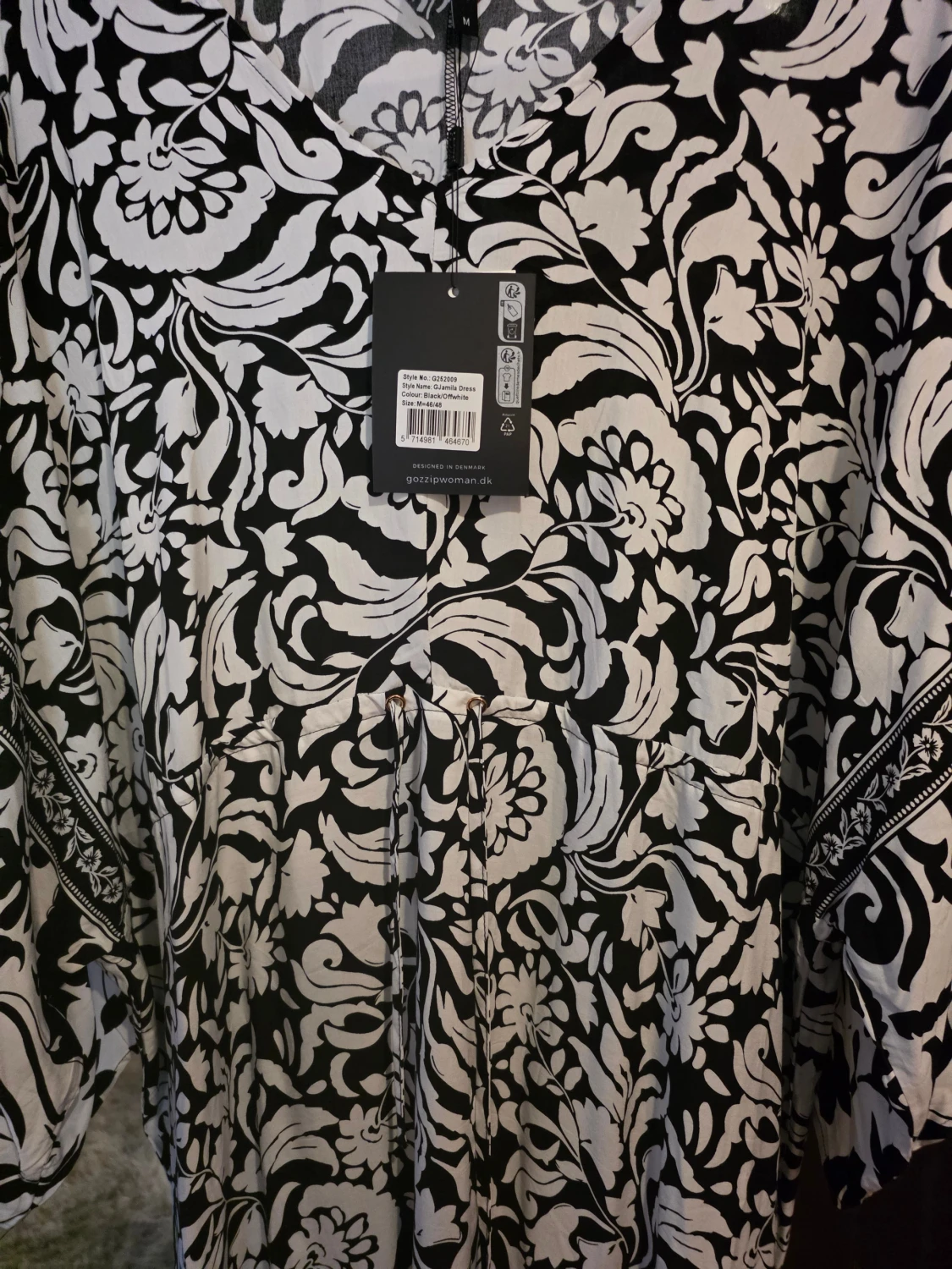 Svartvit långklänning från Gozzip - 2