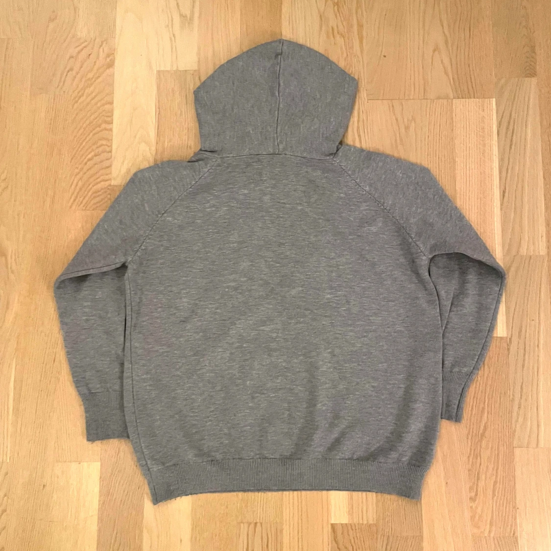 Grå Kashmir Hoodie - 1