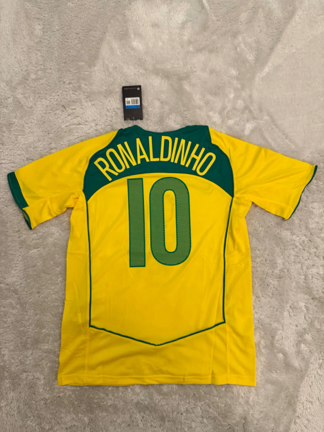 Brasilien Ronaldinho #10 Nike tröja