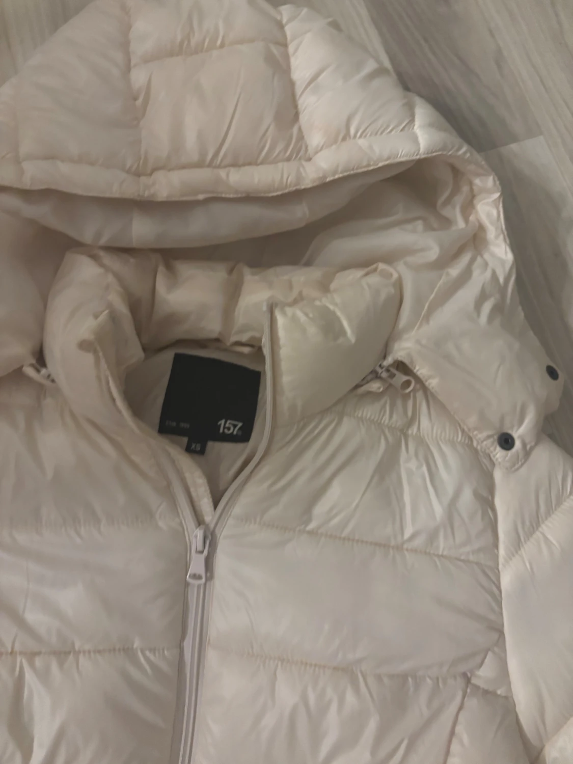 Vit pufferjacka  - 3