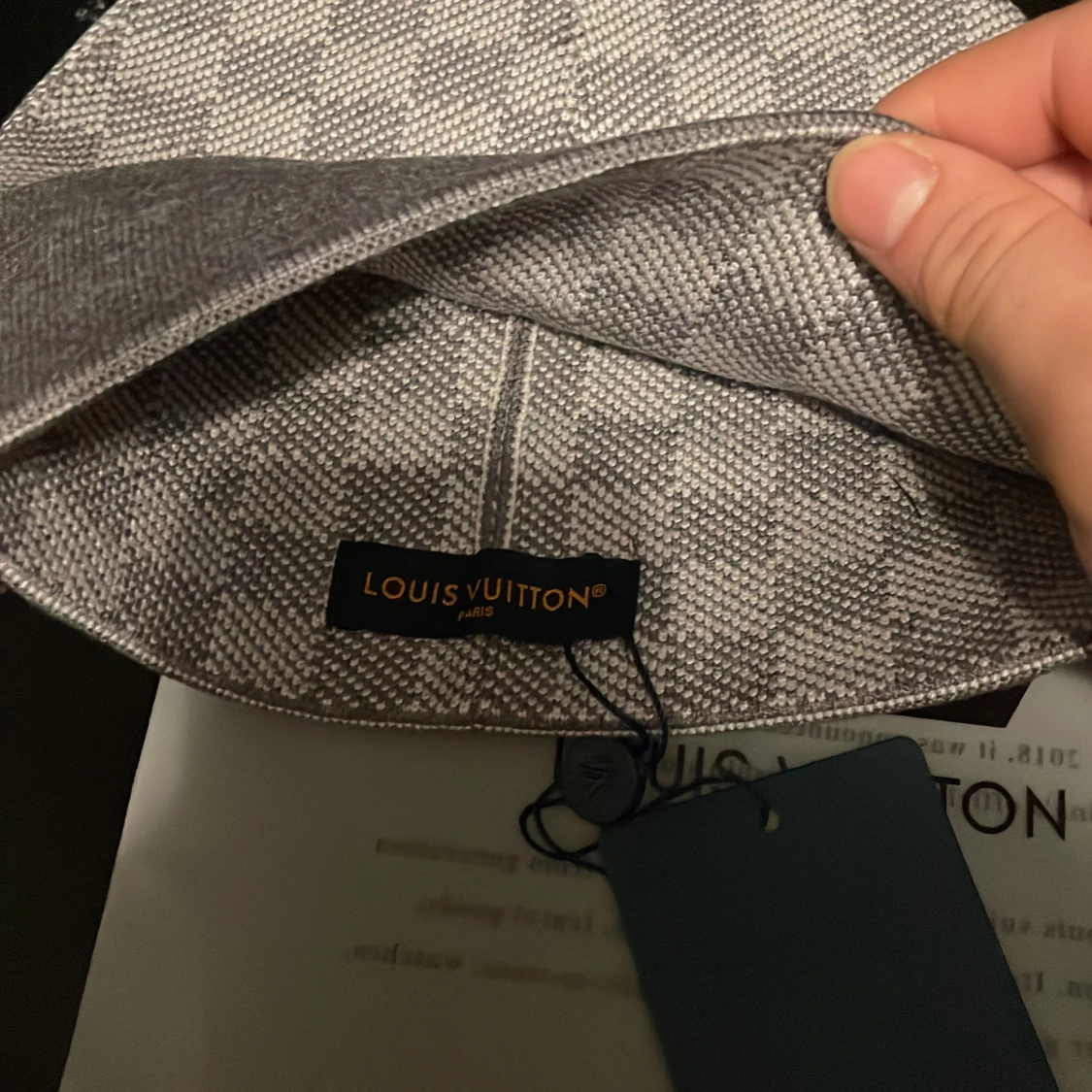 Grå LV vintermössa  - 1