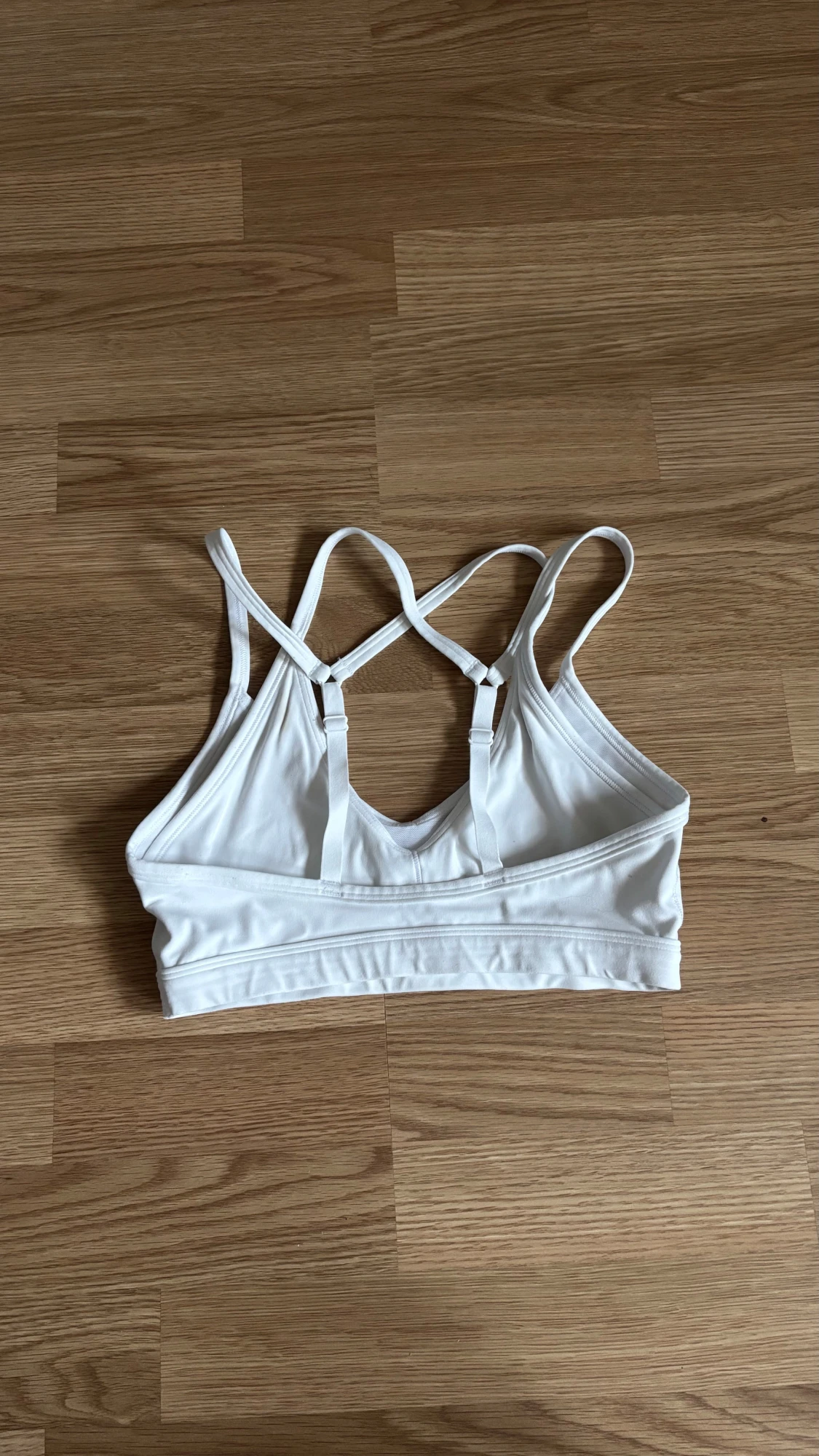 Vit Gymshark sport-bh  - 1