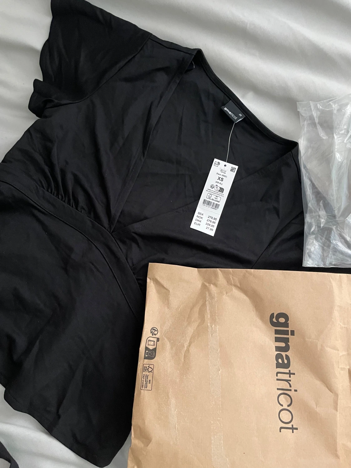 Svart tie top från gina  - 3