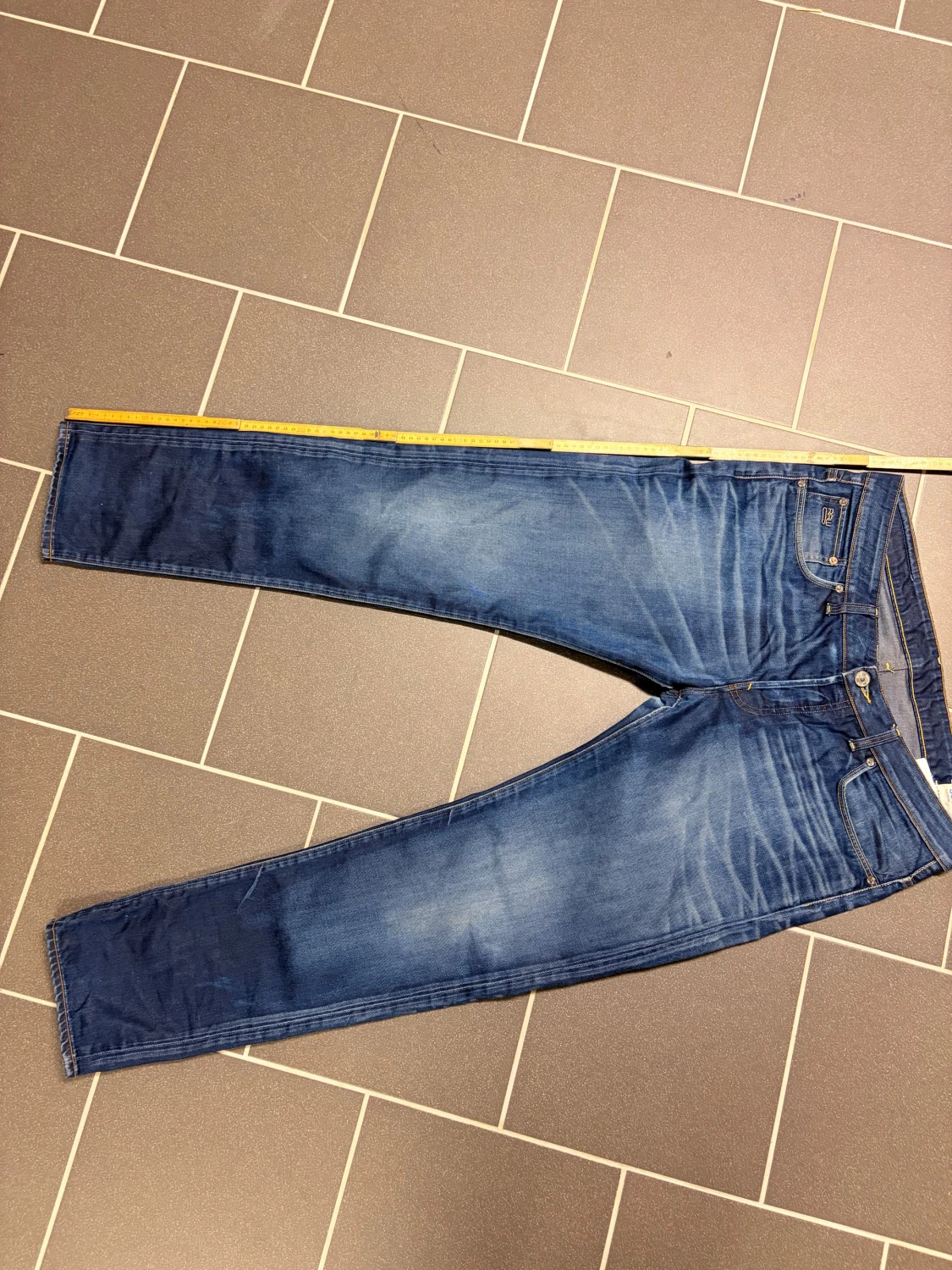 G-Star RAW 3301 blå jeans straight fit - 3