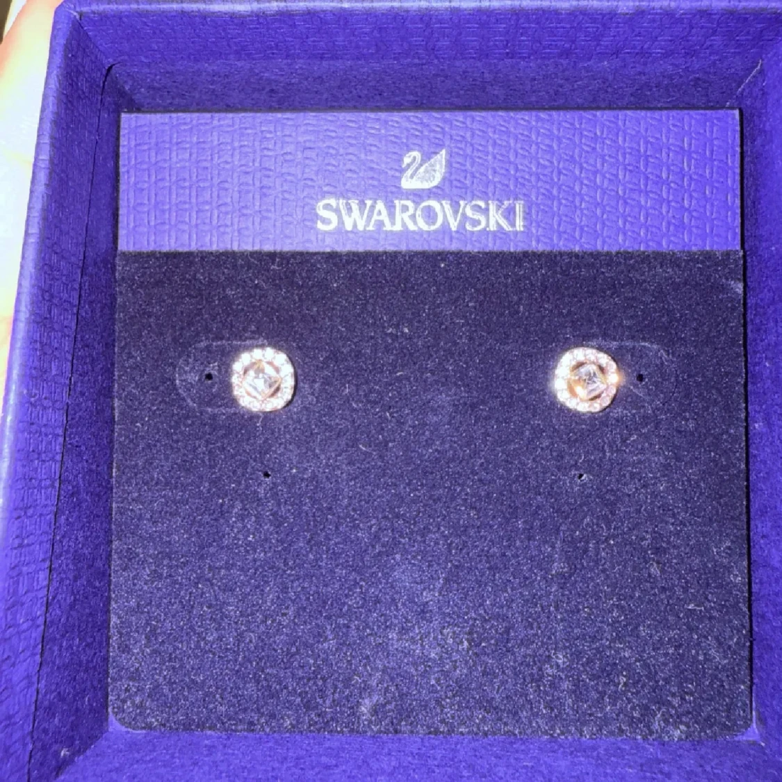 Swarovski örhängen med kristaller - 1