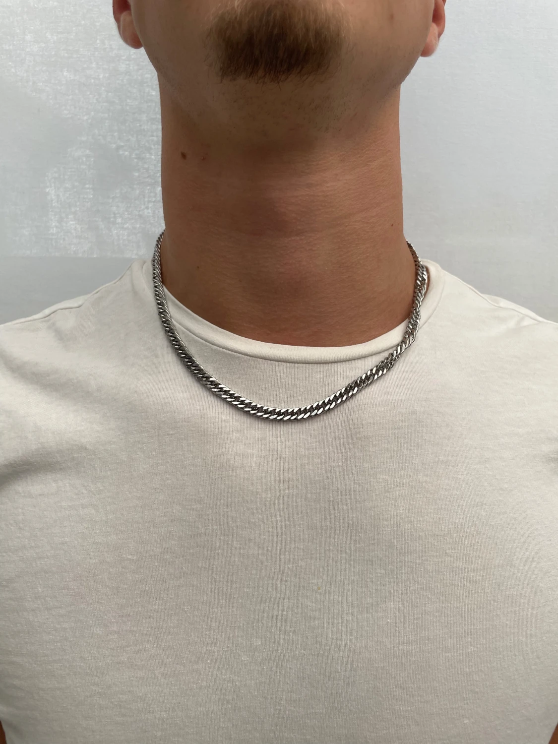 Kedjehalsband - 6mm Silver - 1