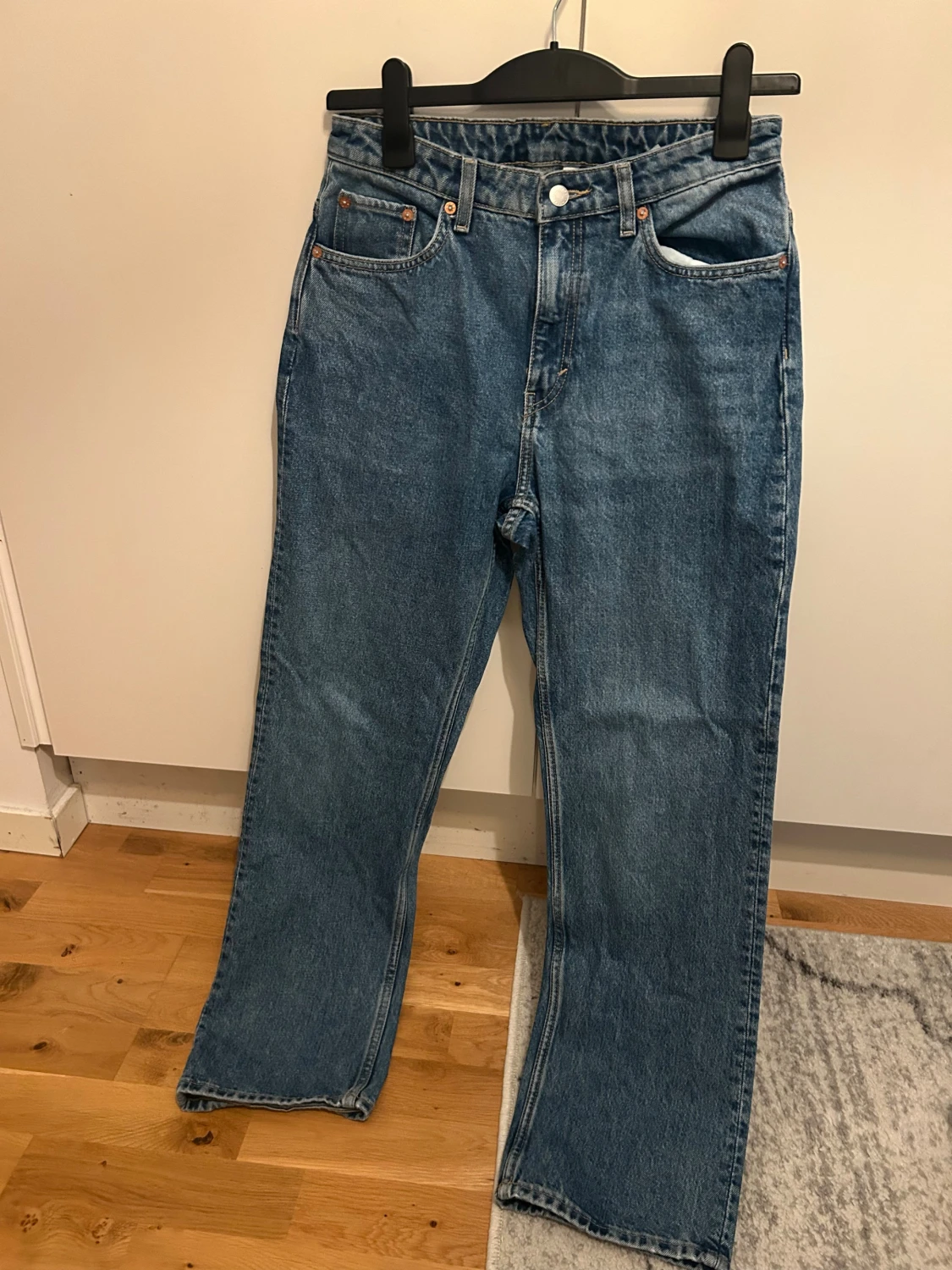 Levi's 501 blå jeans straight fit