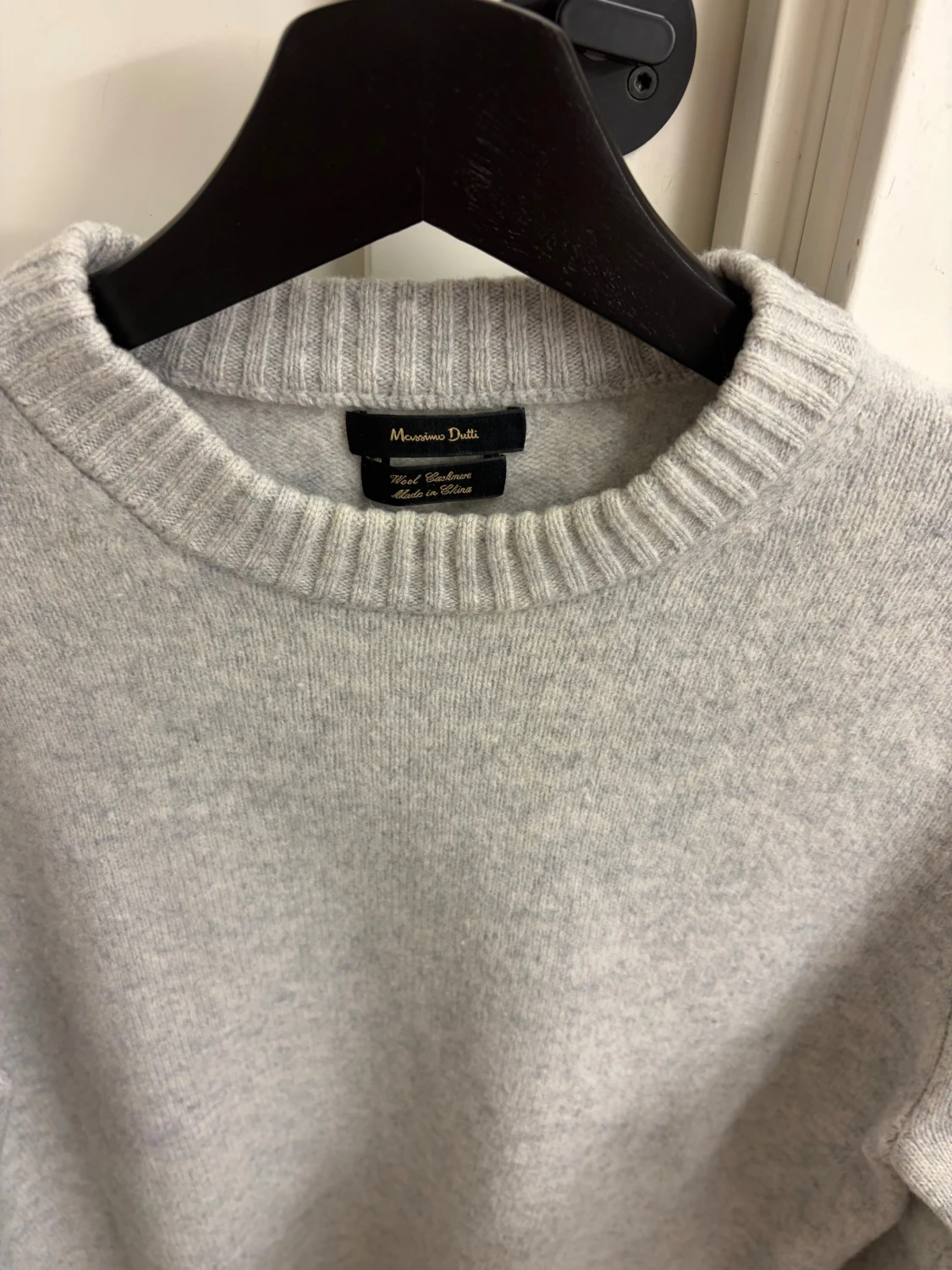 Grå kashmirtröja Massimo Dutti - 1