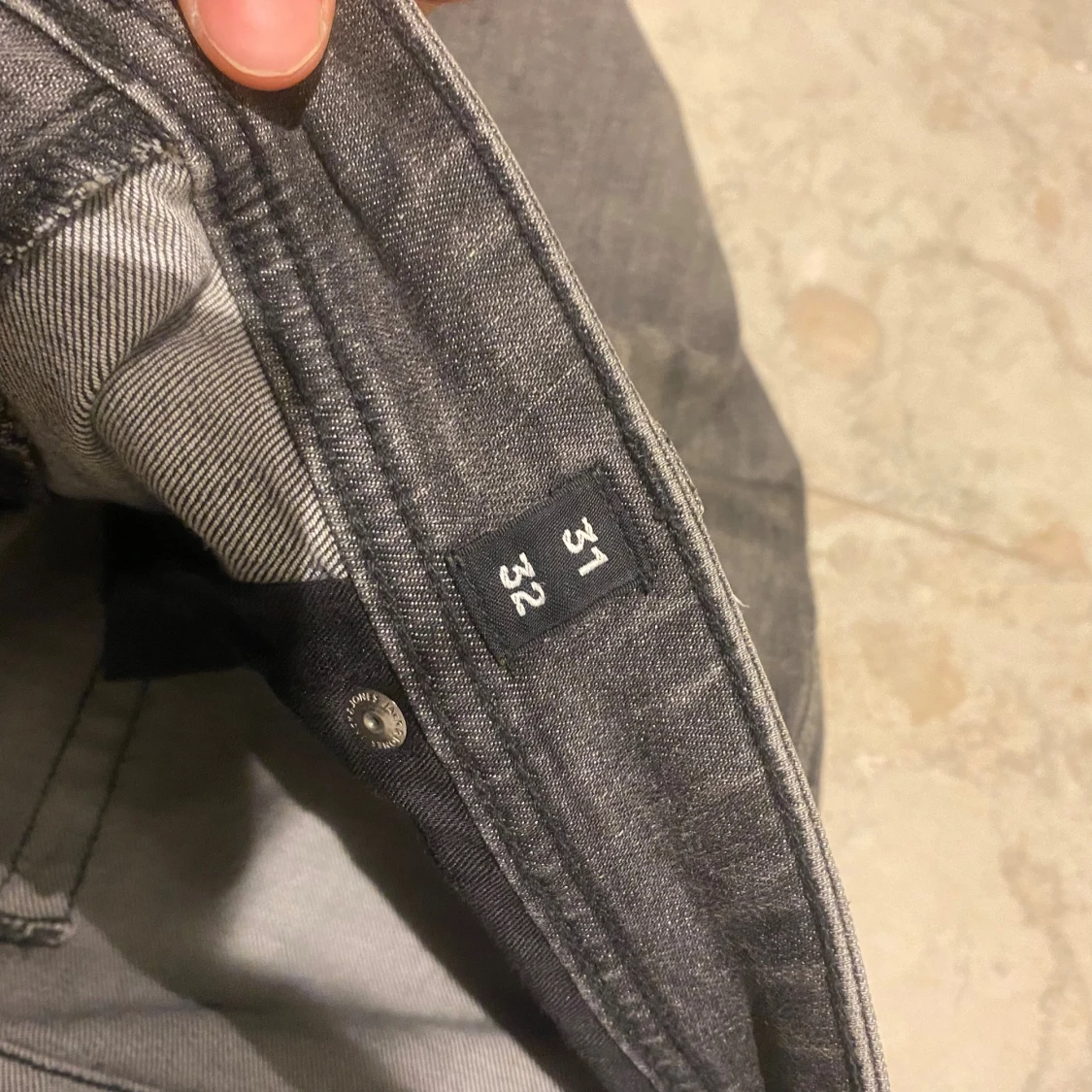 Grå slim jeans Jack & Jones 31/32 - 3