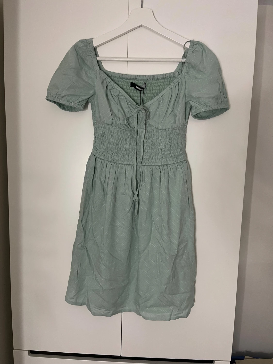 Mint grön klänning - 4