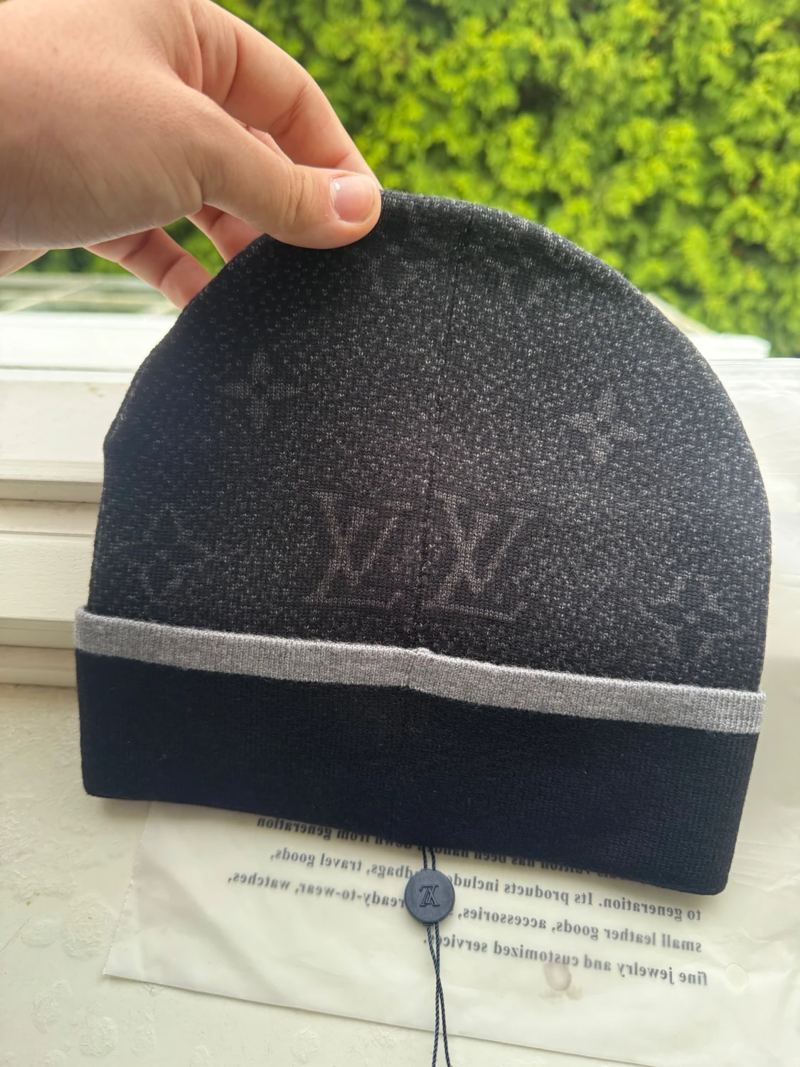 Svart rutig mössa - 1