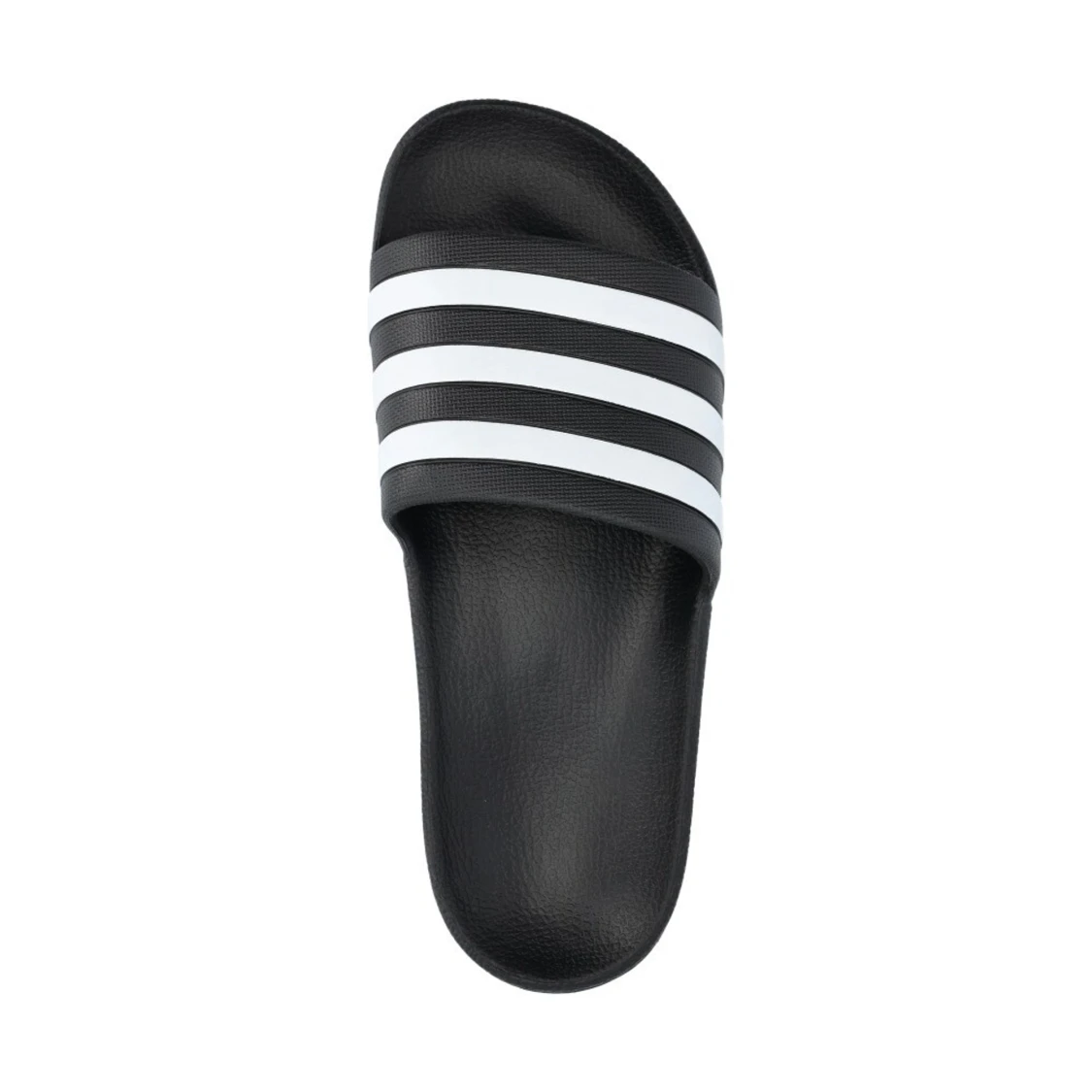 Adidas svarta sandaler med ränder