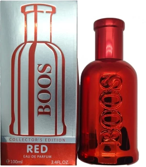 BOOS Red Collector's Edition - Limited Collector's Edition Eau de Parfum i en cool röd flaska. Volym: 100 ml. Perfekt för dig som vill sticka ut med en unik parfym i samlingen.