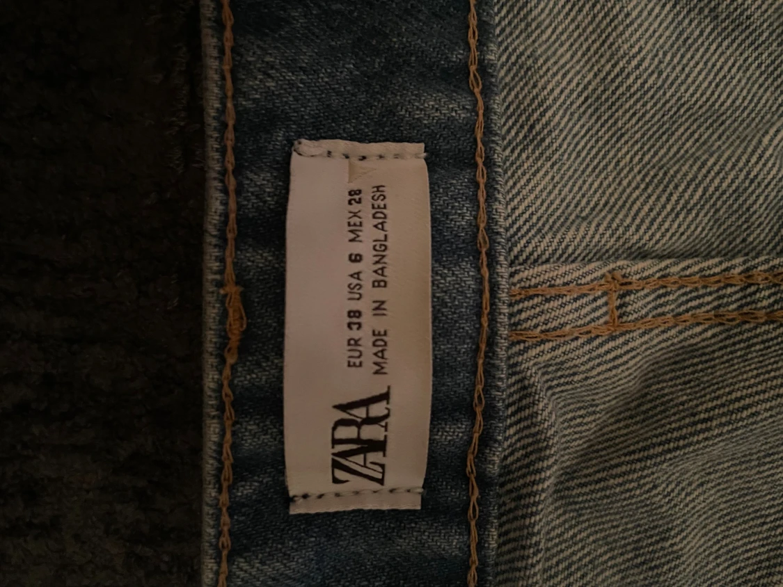 Ljusblå jeansshorts från Zara - 2