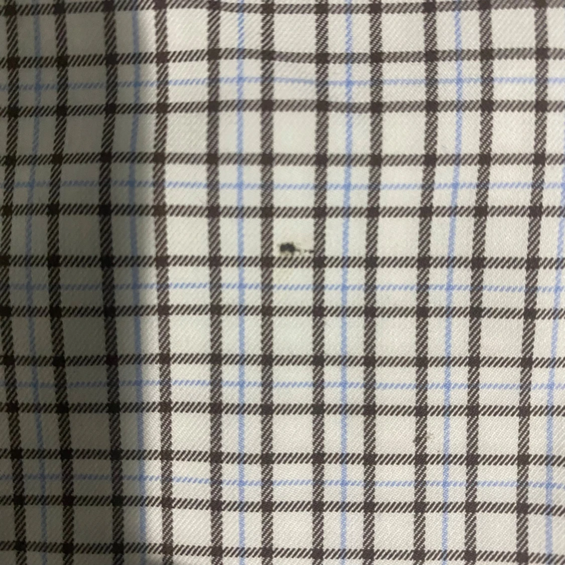 Rutig vit Morris skjorta med broderi - 4