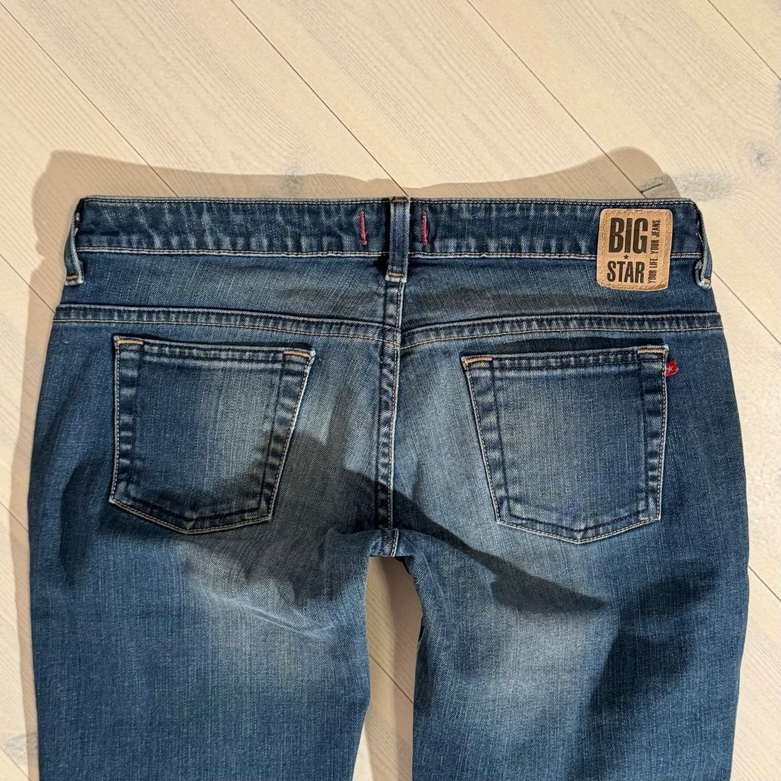 Lågmidjade bootcut jeans  - 5