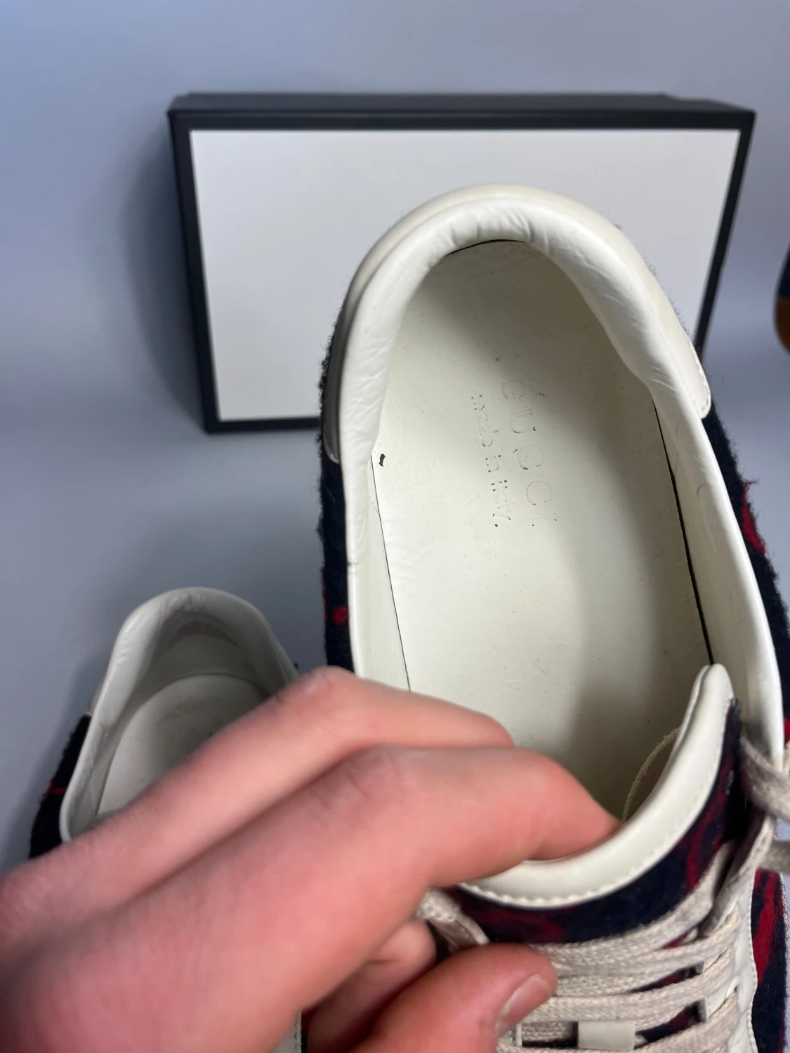 Gucci ace wool skor - 2