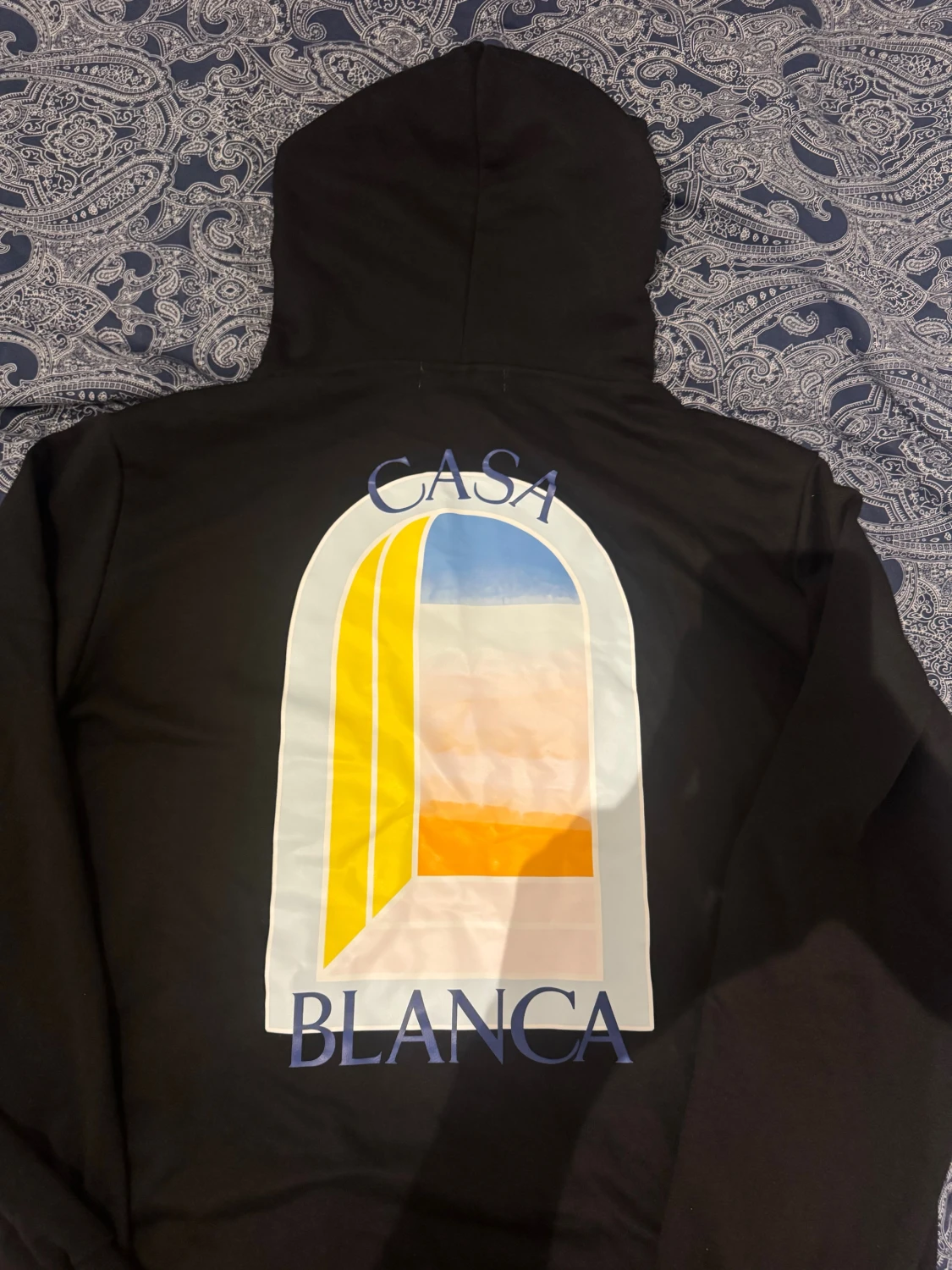 Svart hoodie Casablanca Tennis Club L - 1