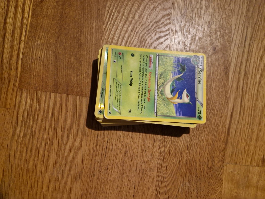 Pokémonkort - gröna