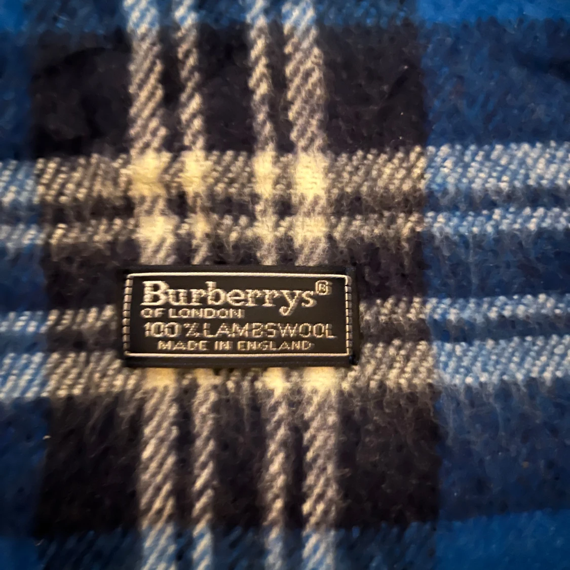 Blå Burberry Halsduk - 1