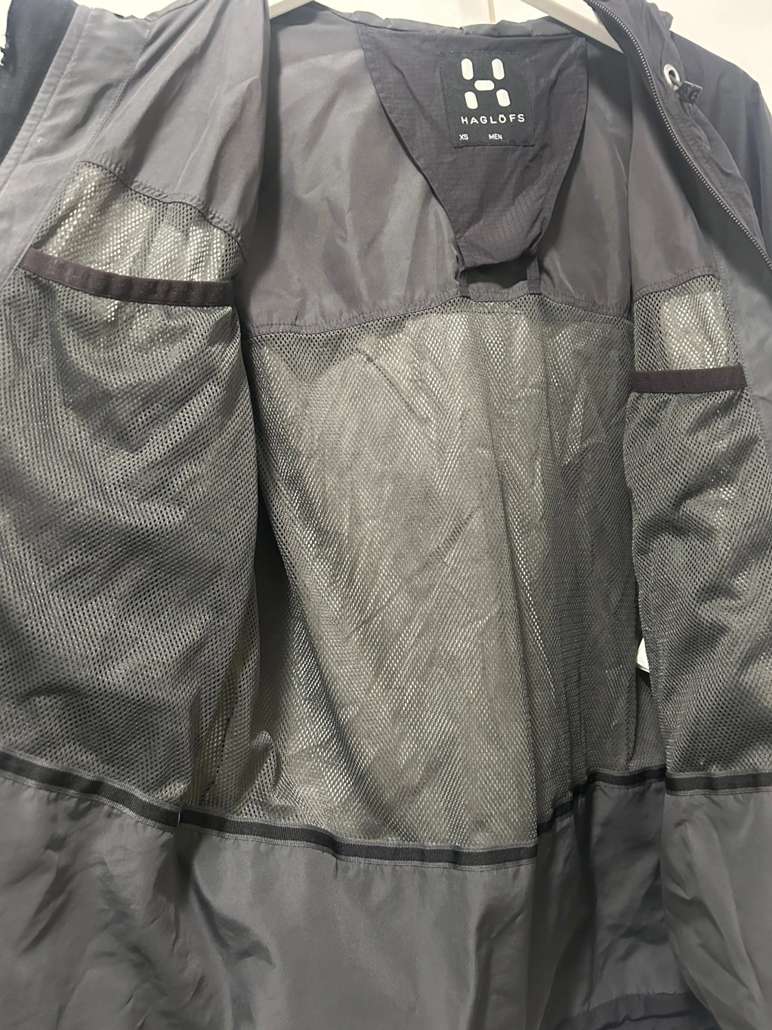 Svart vindjacka Haglöfs Windstopper XS - 4