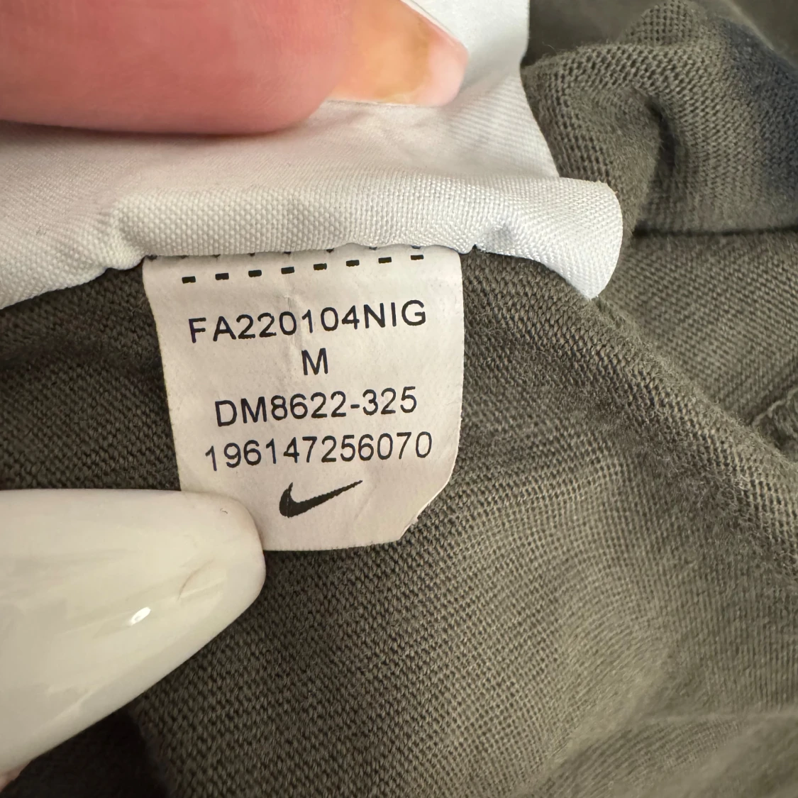 Grön Nike PSG vindjacka med huva - 4