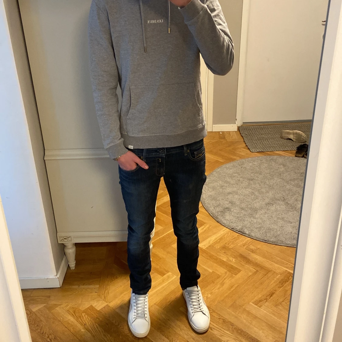 Replay Anbass mörkblå jeans slim fit - 1