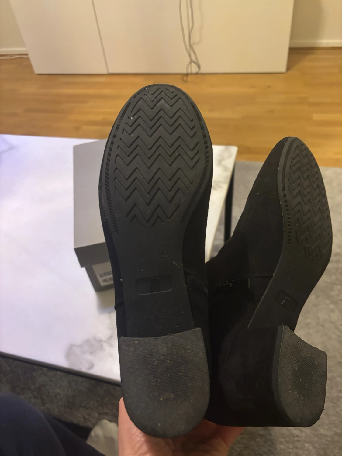 Svarta mocka boots från DIN SKO - 3