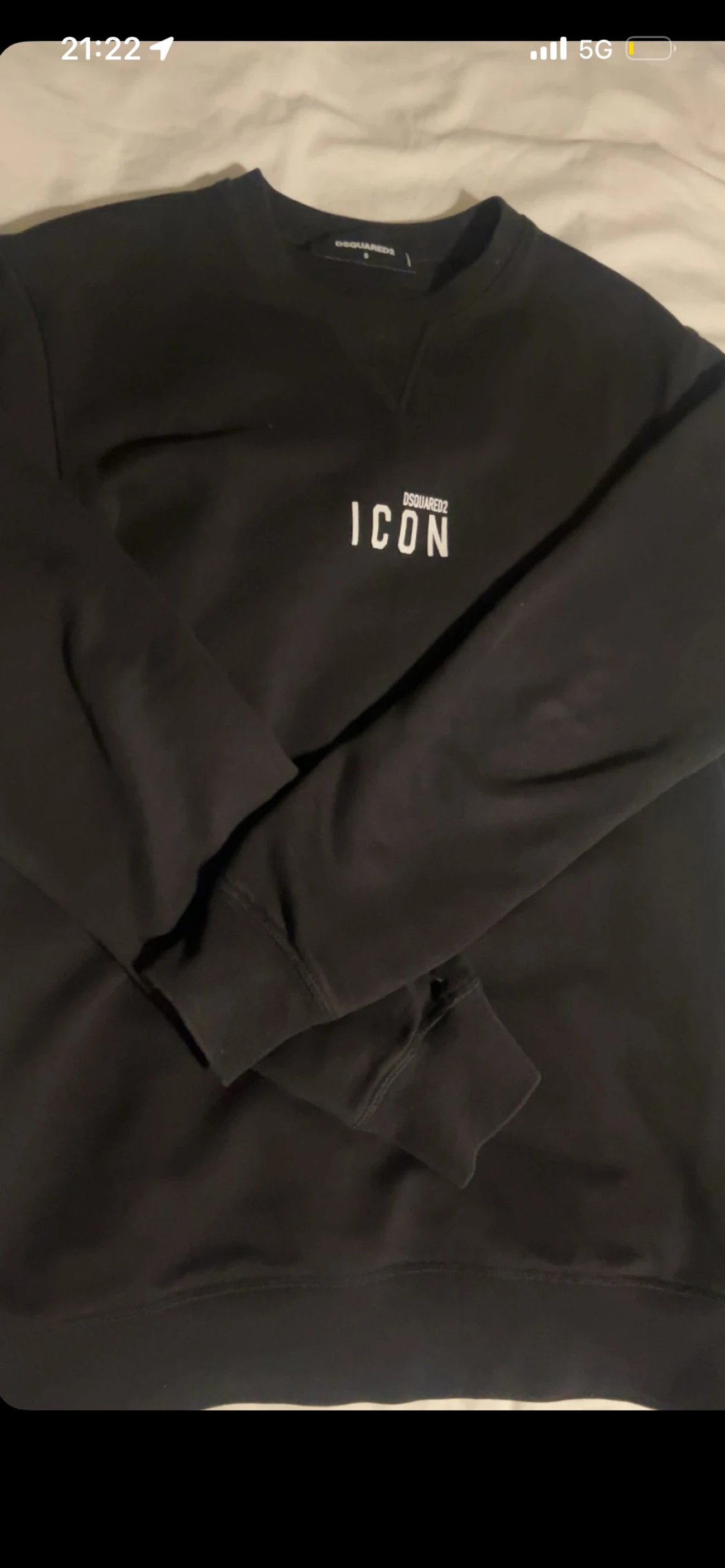 Svart sweatshirt Dsquared2 ICON S