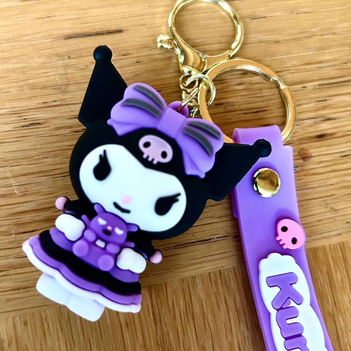 Söt nyckelring med Kuromi-motiv! - 2