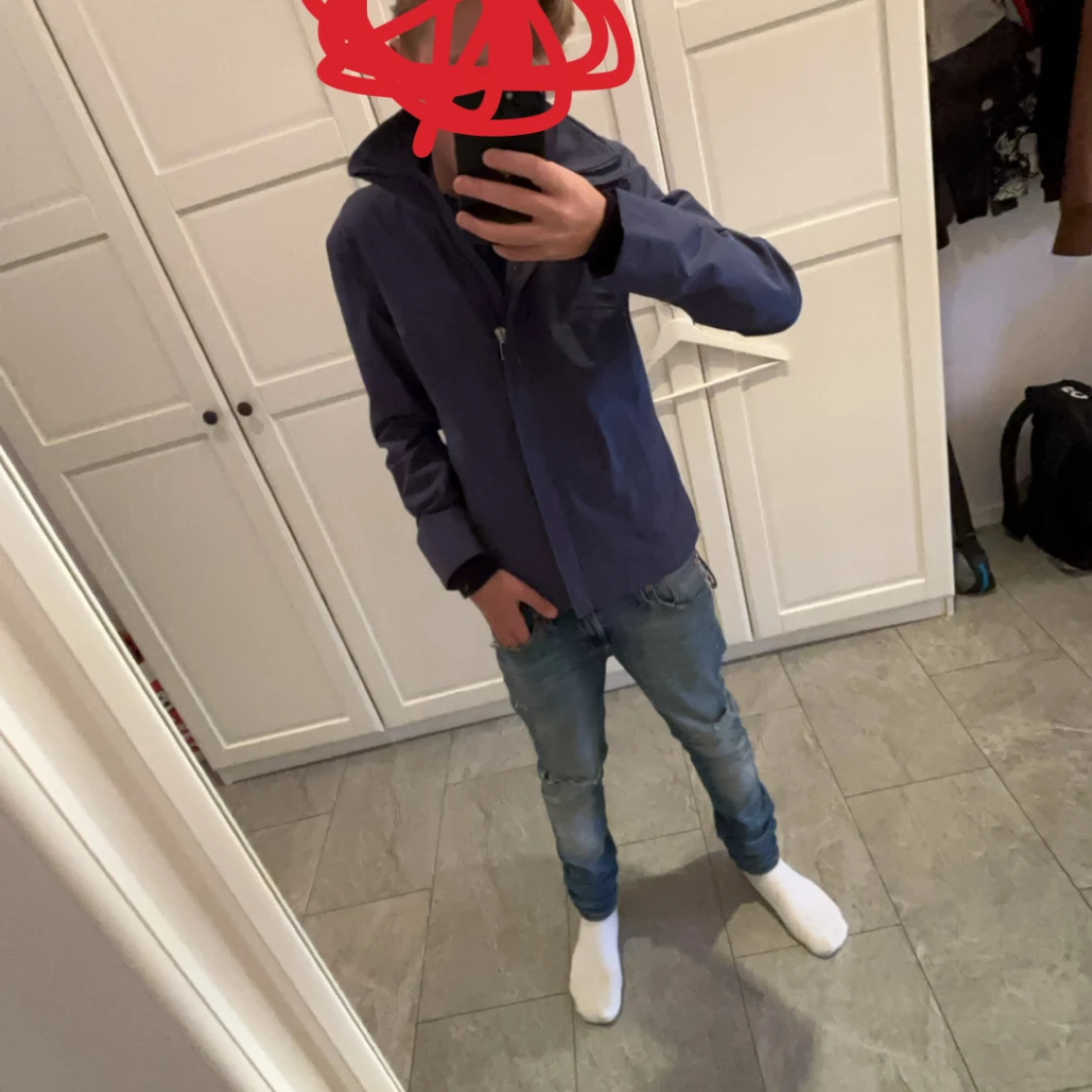 Blå vindjacka från J.Lindeberg - 3