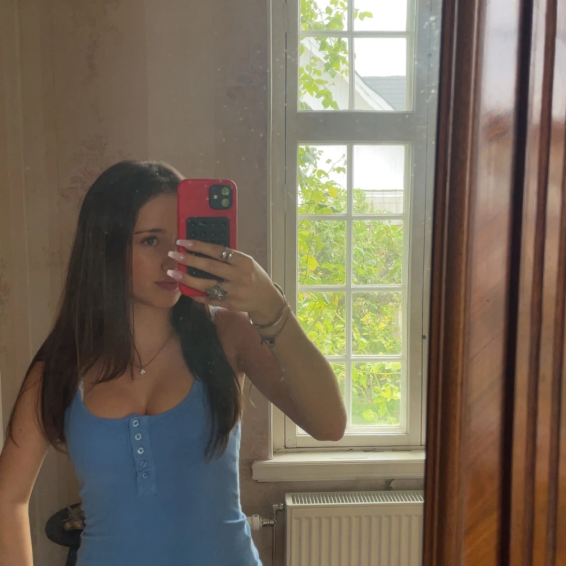 Fin blå ribbad linnetopp från Cotton On - 3