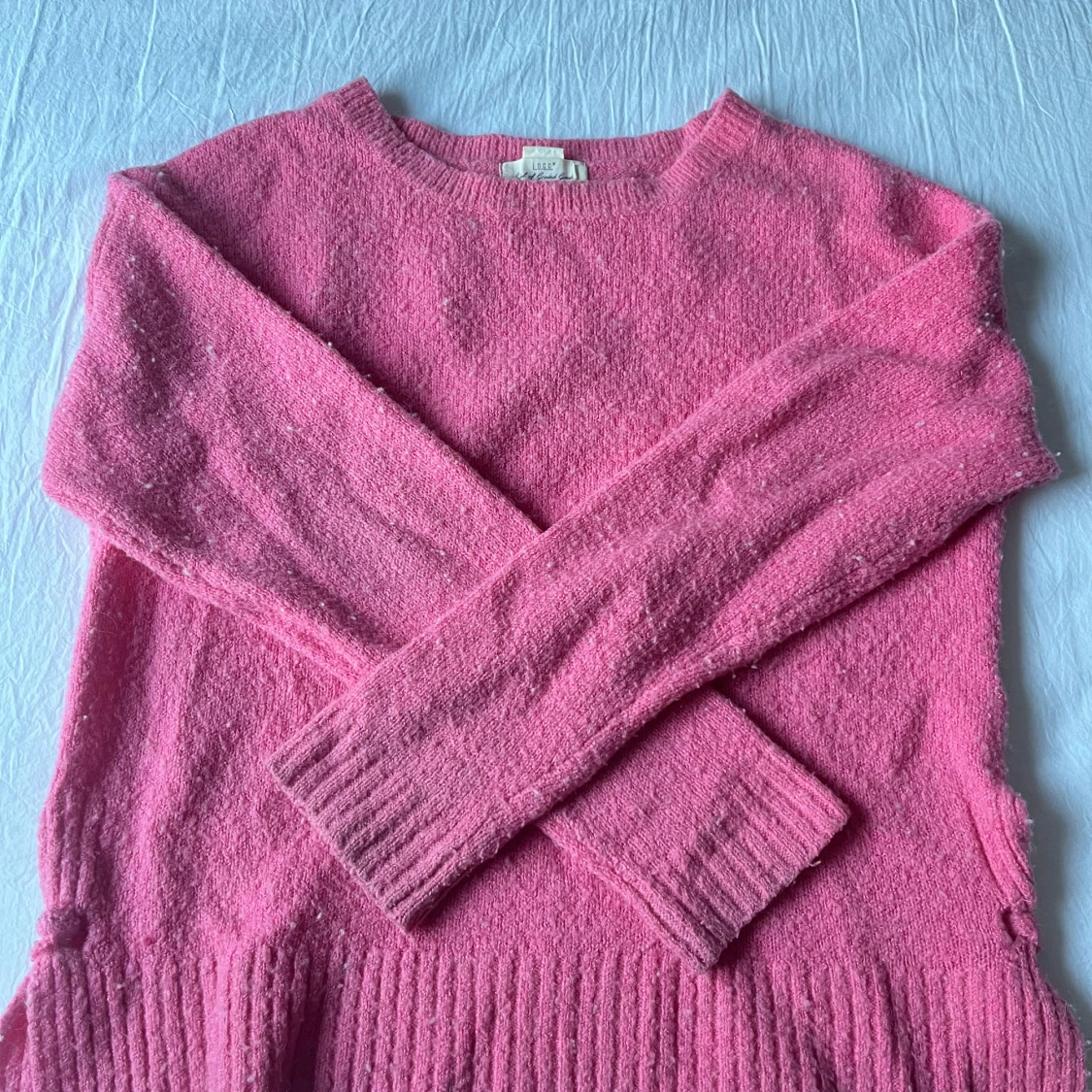 Rosa stickad tröja från L.O.G.G.