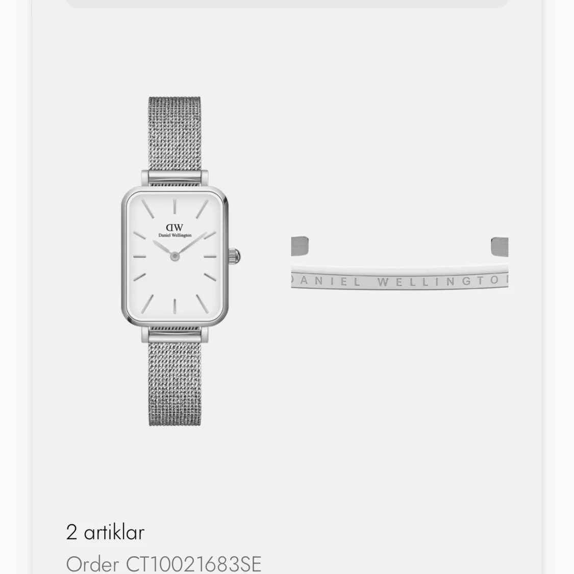 Silverfärgad klocka från Daniel Wellington - 3