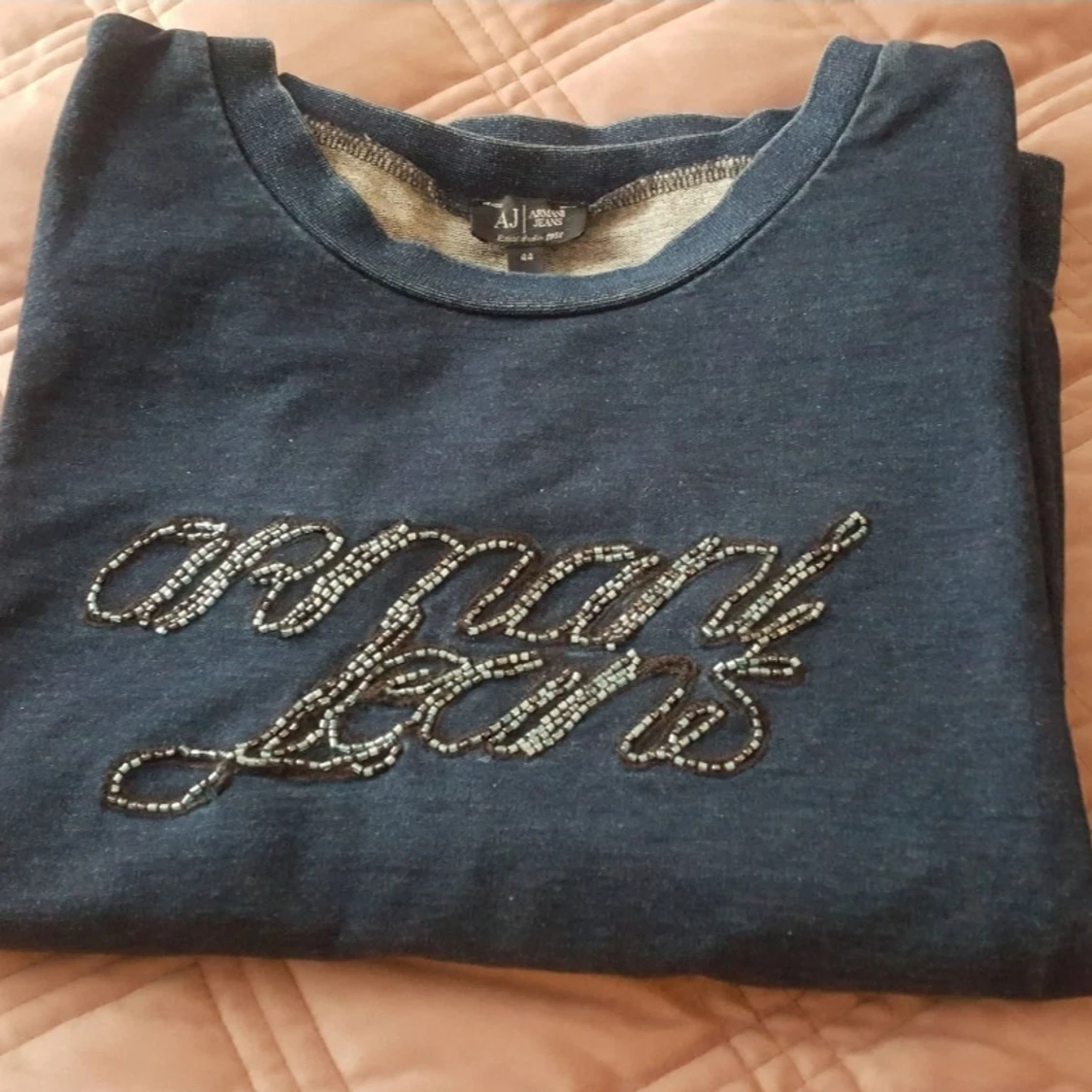 Blå tröja från Armani Jeans M  - 1