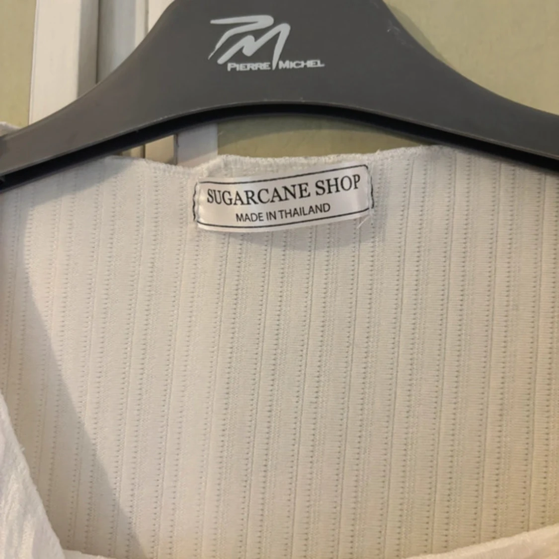 Vit söt coquette gullig topp blus tröja set twinset marknad unik detaljer ribbon bow knyta - 3