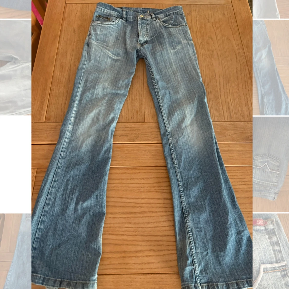 Lågmidjade jeans
