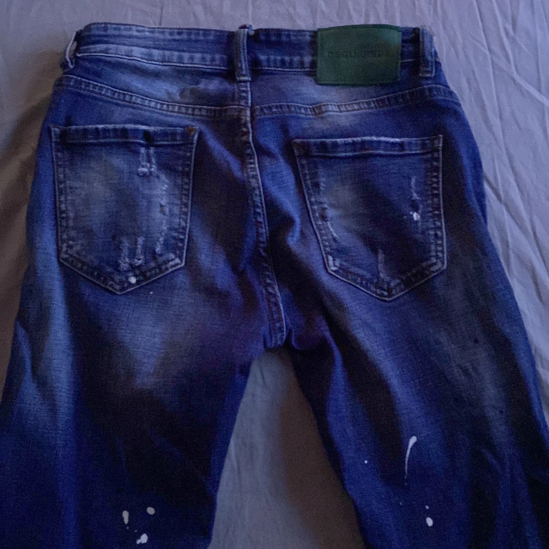 Dsquared2 blå distressed jeans - 2