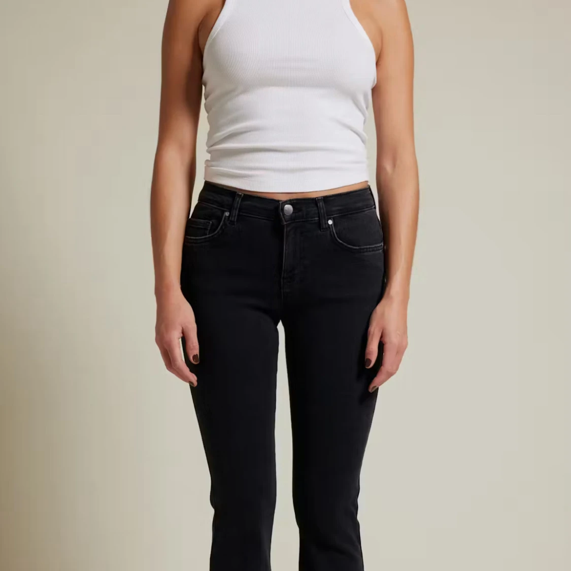 Lågmidjade jeans - 2