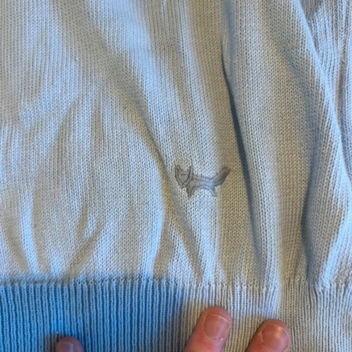 Ljusblå stickad tröja från Wolsey - 3