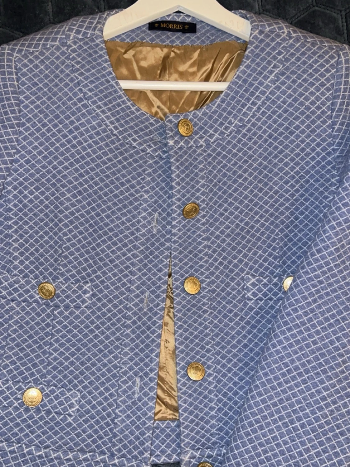 Blå rutig kavaj från Morris Lady - 2