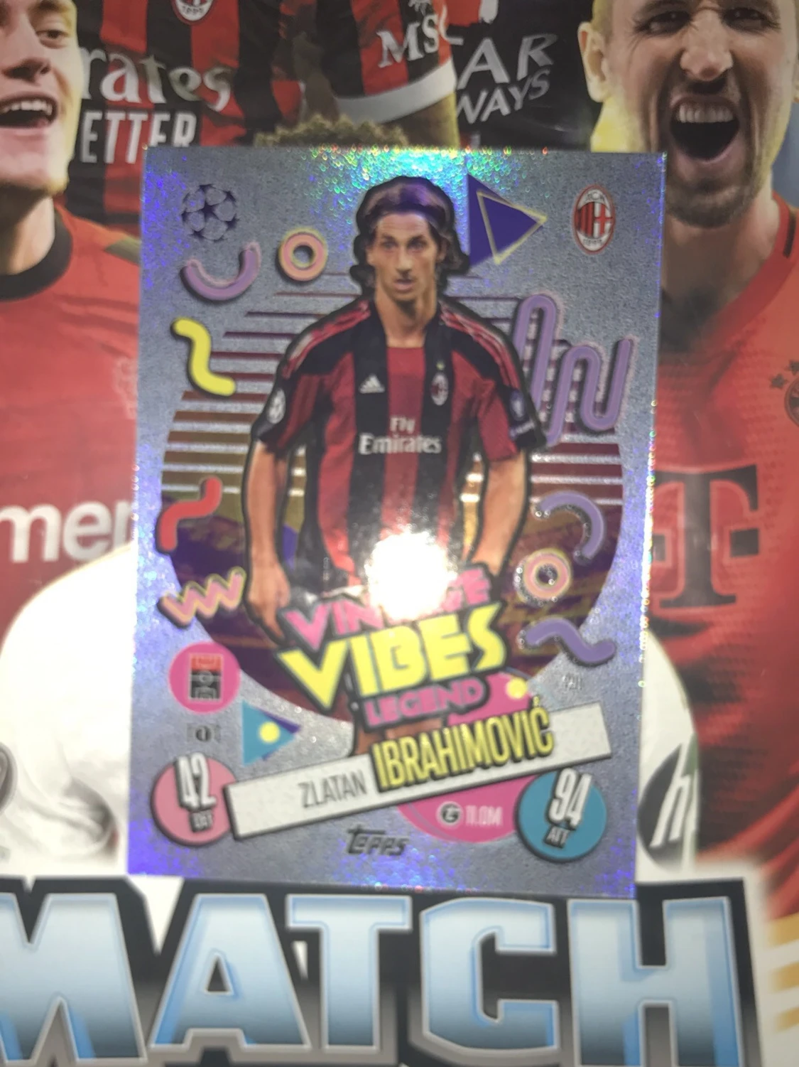Fotbollskort vintage vibes legend Zlatan Ibrahimovic  - 2