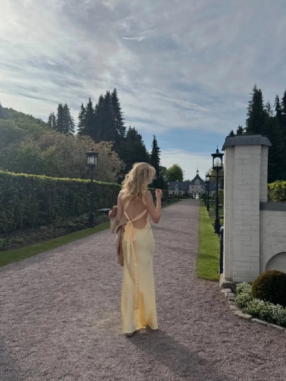 Ljusgul balklänning - 6