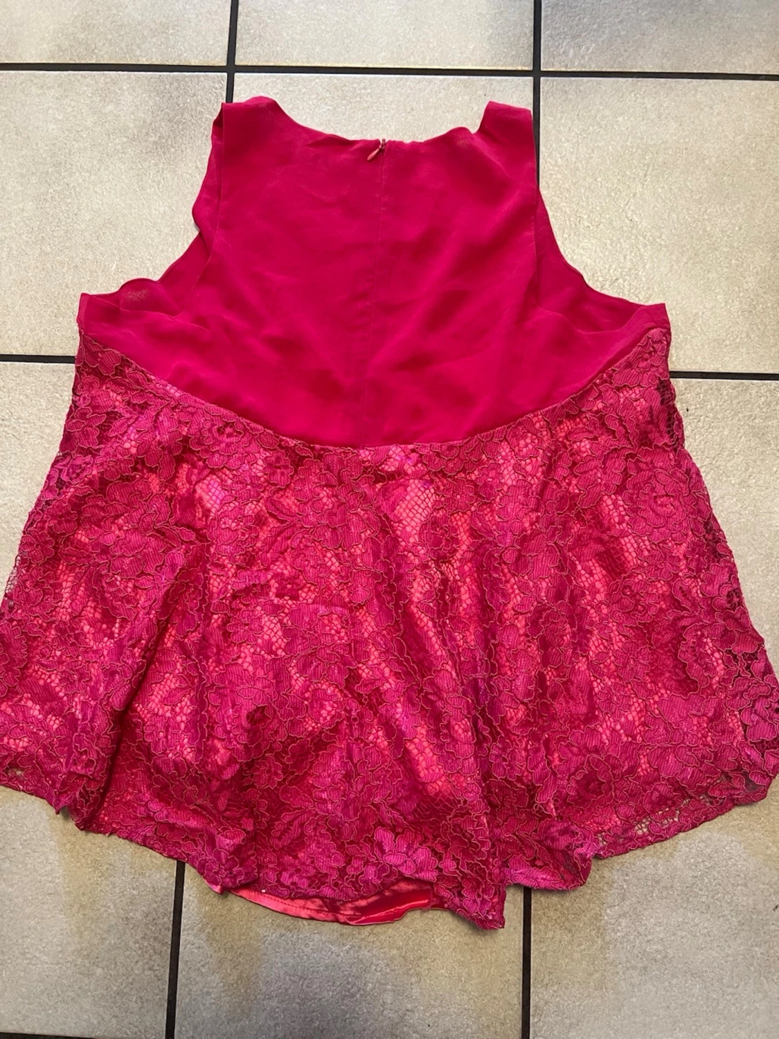 Rosa spetsblus från MATA storlek XXL - 2