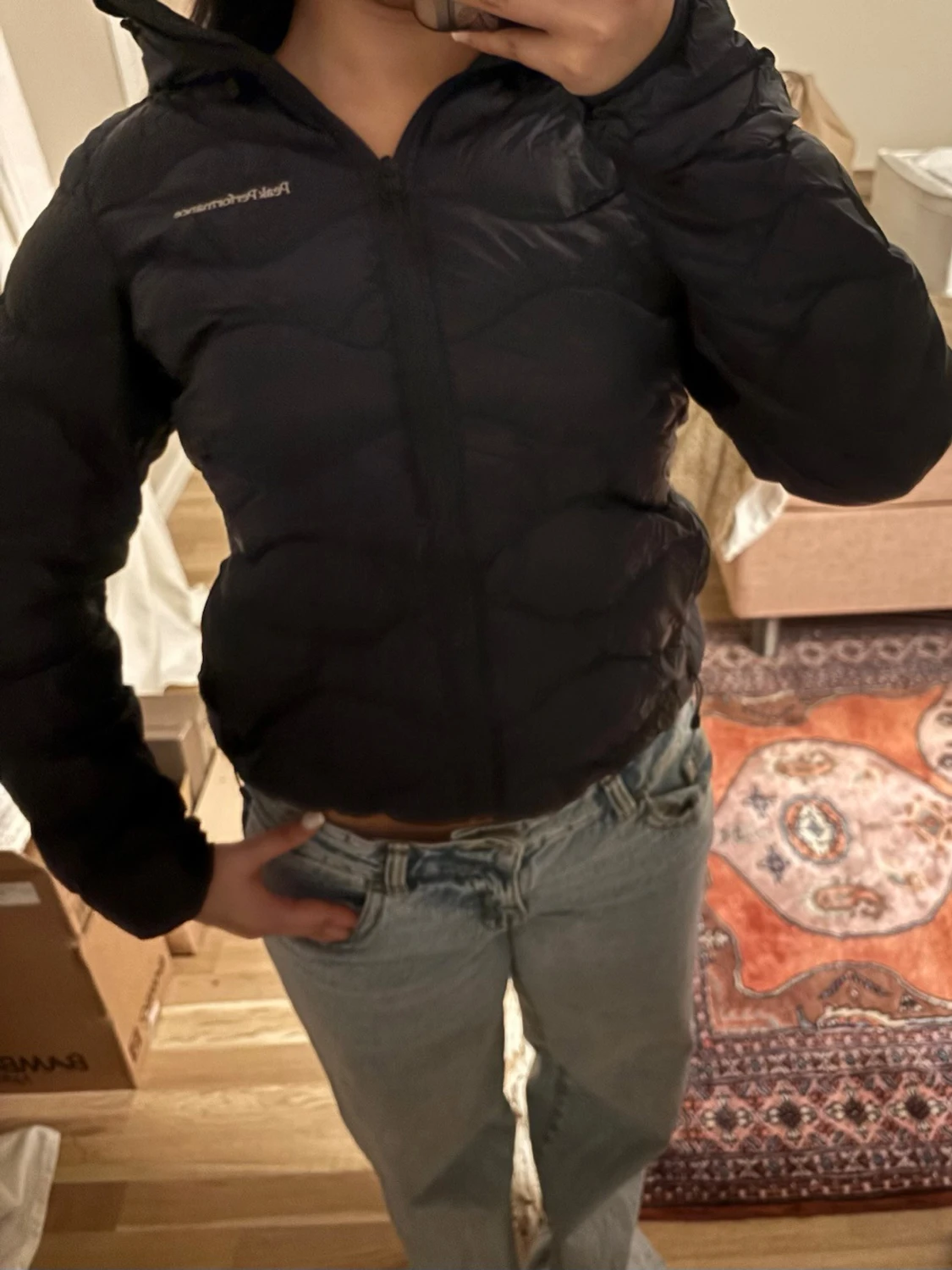 Mörkblå dunjacka från Peak Performance - 1