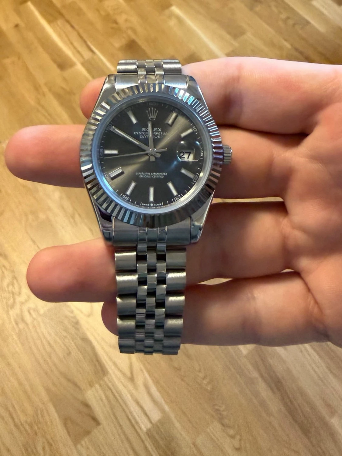 Rolx Role Datejust Grey/Black