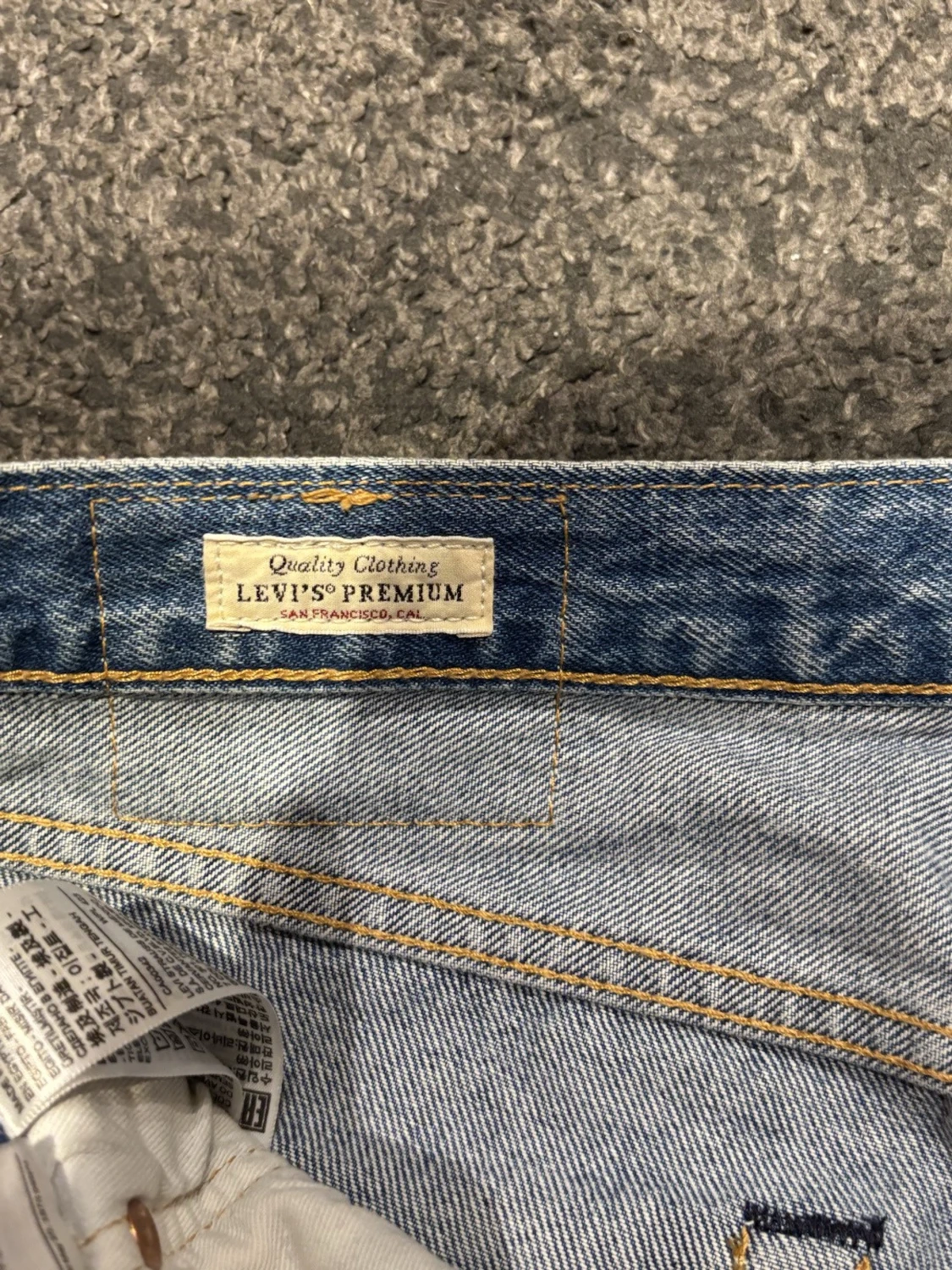 Levi's 501 ljusblå jeans straight fit - 2