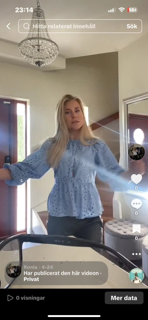 Söt blus - Snygg blus ifrån newyorker , i ny skick andvänd 3 gånger !!