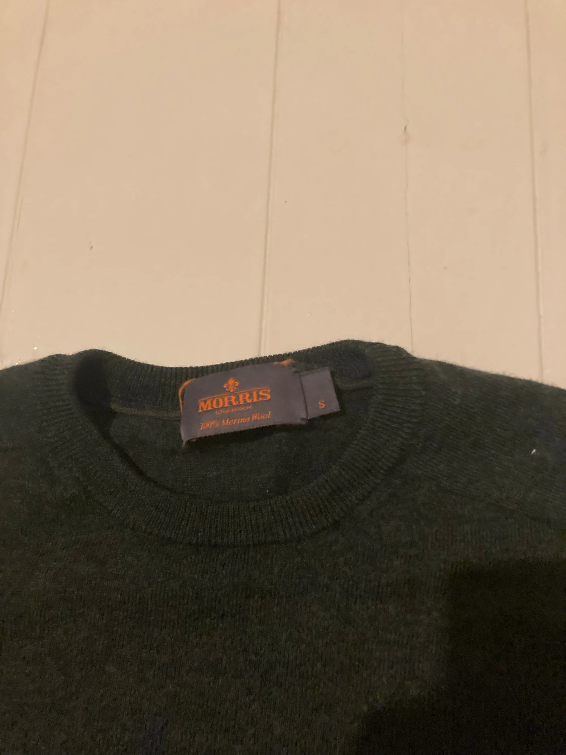 Morris stickad tröja merinoull - 2