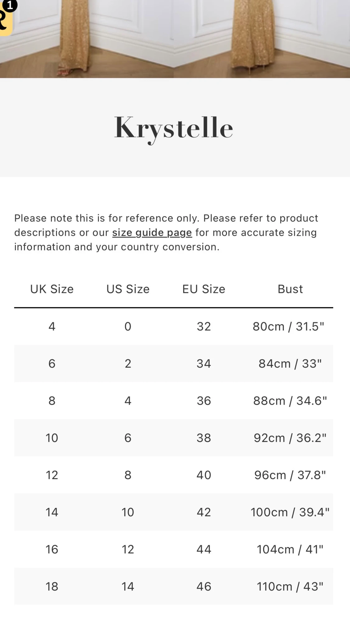 Guldig paljettklänning från Oh Polly - 2